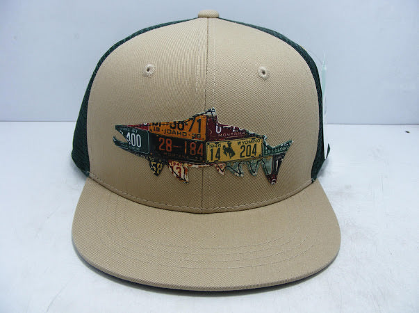 RepYourWater X Cody's Fish Mixed Western Trout High-Profile Trucker Hat - Madison River Fishing Company