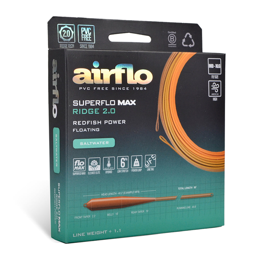 AirFlo Ridge 2.0 Redfish Power Floating Fly Line