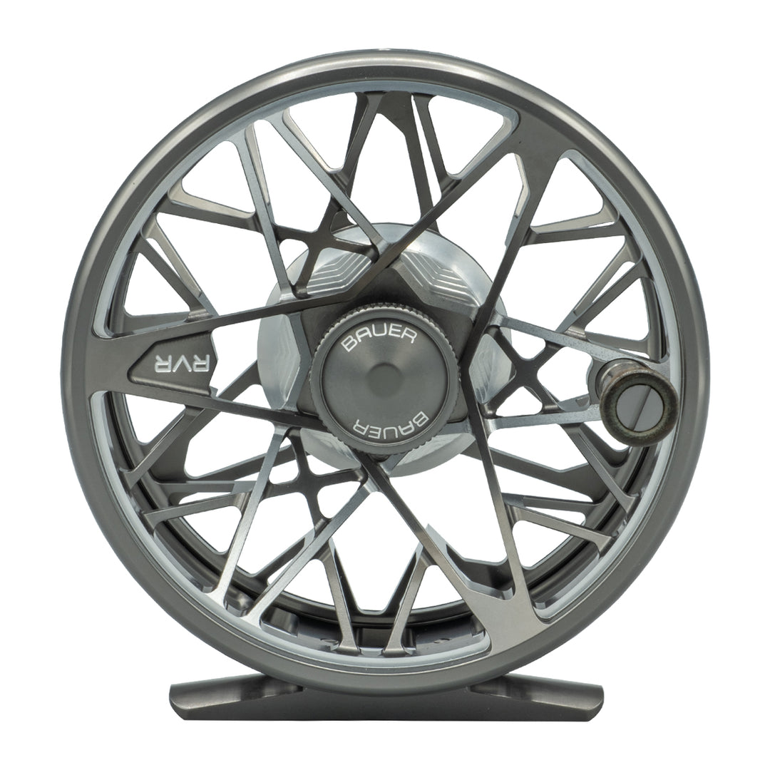Bauer RVR Fly Reel Charcoal & Silver