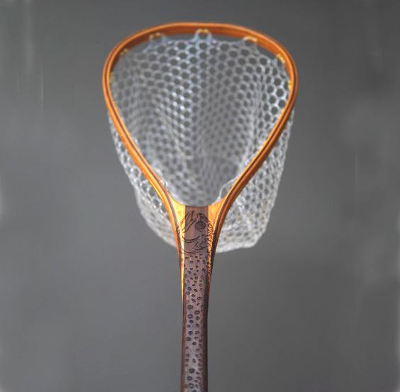 Fat Jake 16"x12" - Brook Trout Engraved - Classic Fly Fishing Traditional Landing Net - Madison River Fishing Company