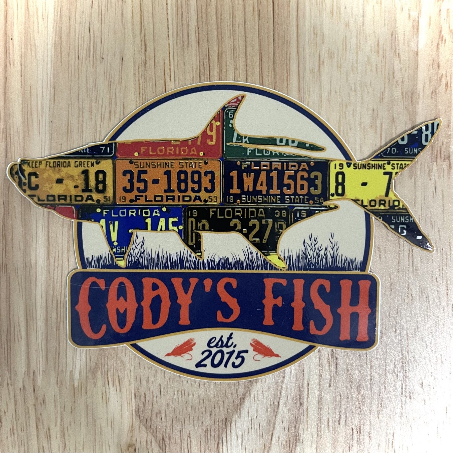 Cody's Fish Antique Florida Tarpon Sticker – Madison River Fishing Company