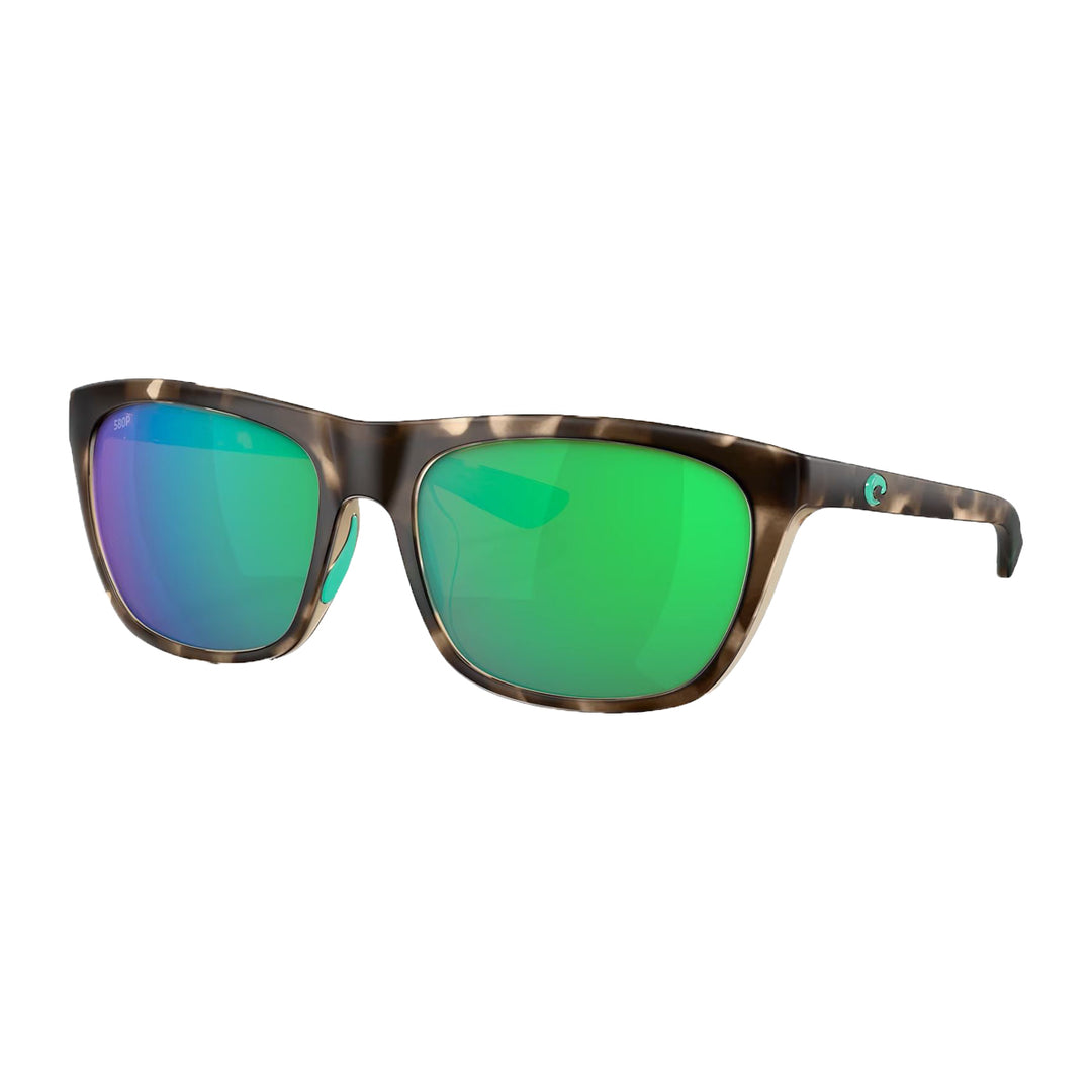 Costa Cheeca Matte Shadow Tortoise Frame Green Mirror 580P