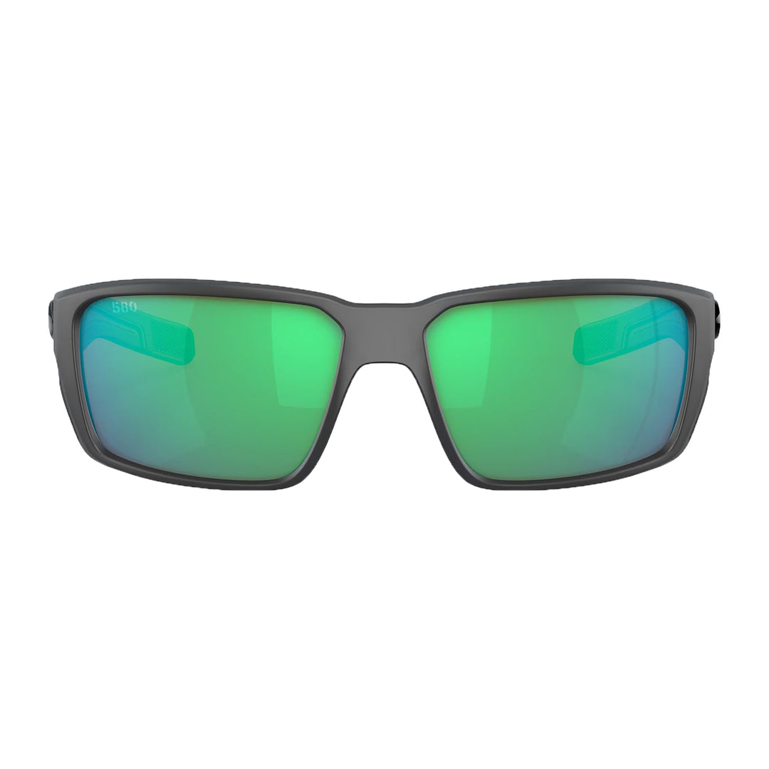 Costa Fantail Pro Sunglasses Matte Gray Green Mirror 580G