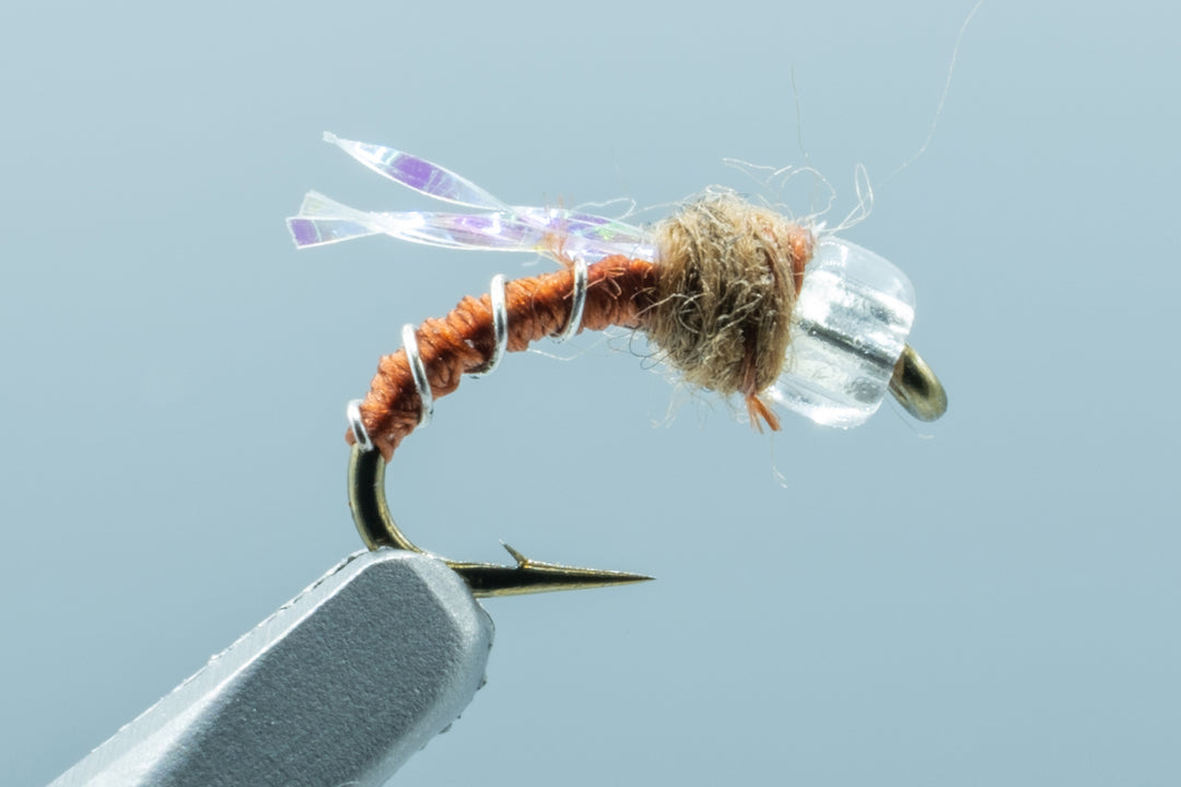crystal fly fishing rod Crystal Midge Brown #18 – Madison River Fishing Company