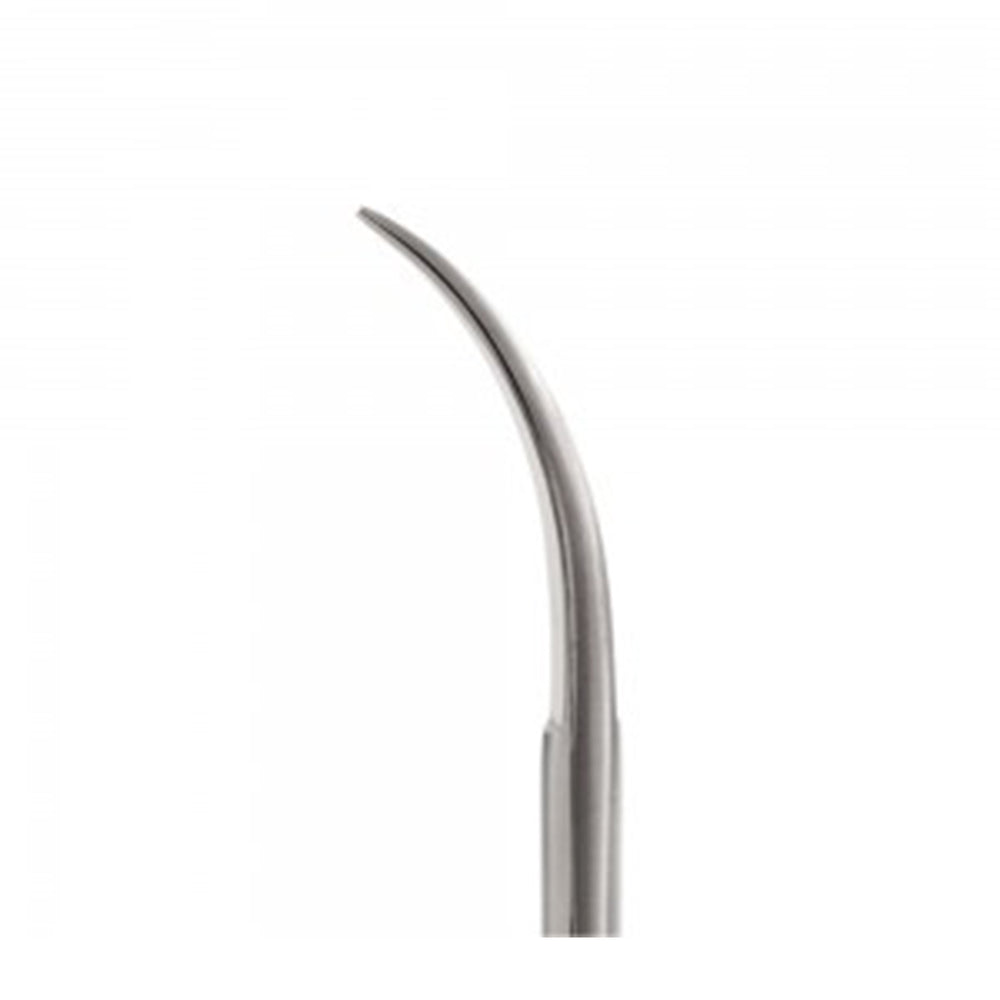 Dr. Slick Arrow Scissor, 3-1/2",  Gold Loops, Curved