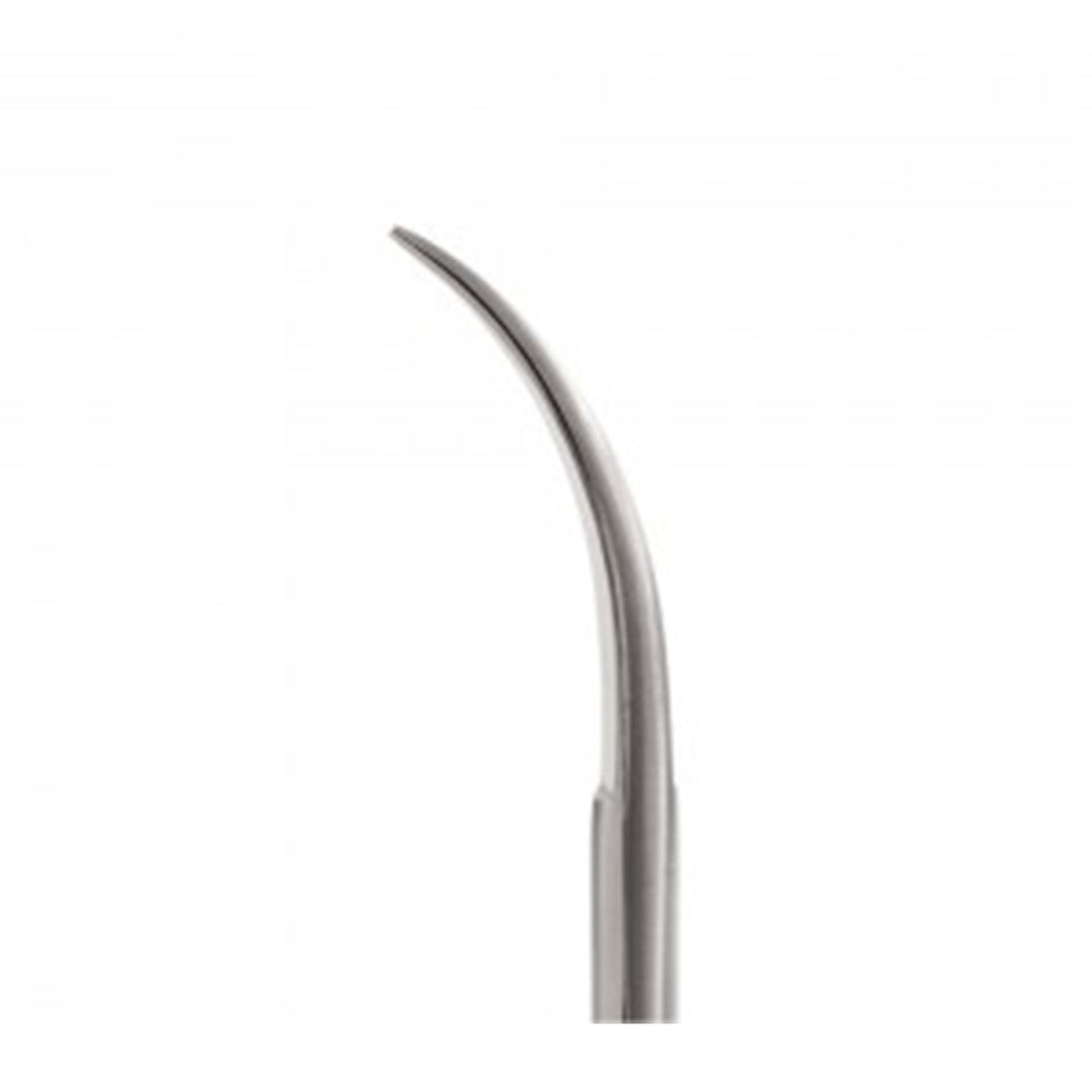 Dr. Slick Arrow Scissor, 3-1/2",  Gold Loops, Curved