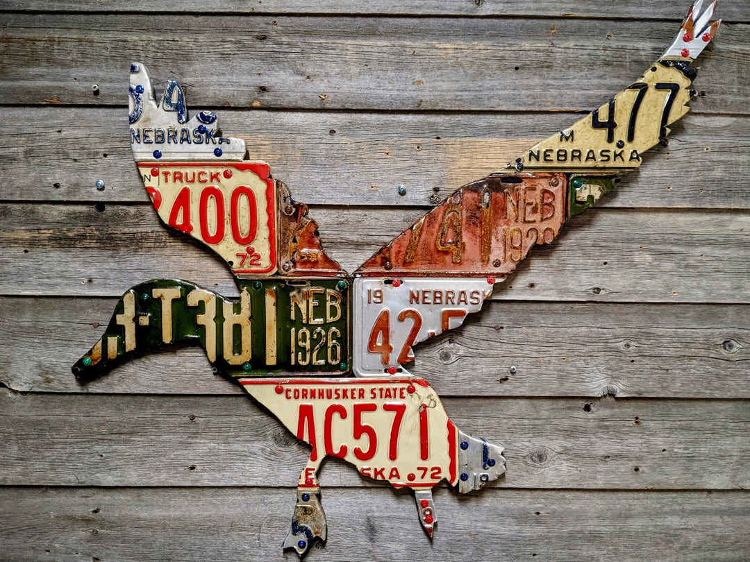 Nebraska Duck License Plate Art