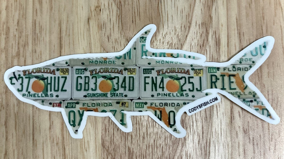 Florida Orange Tarpon Sticker - Madison River Fishing Company
