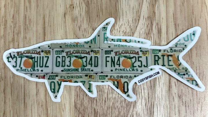 Florida Orange Tarpon Sticker - Madison River Fishing Company