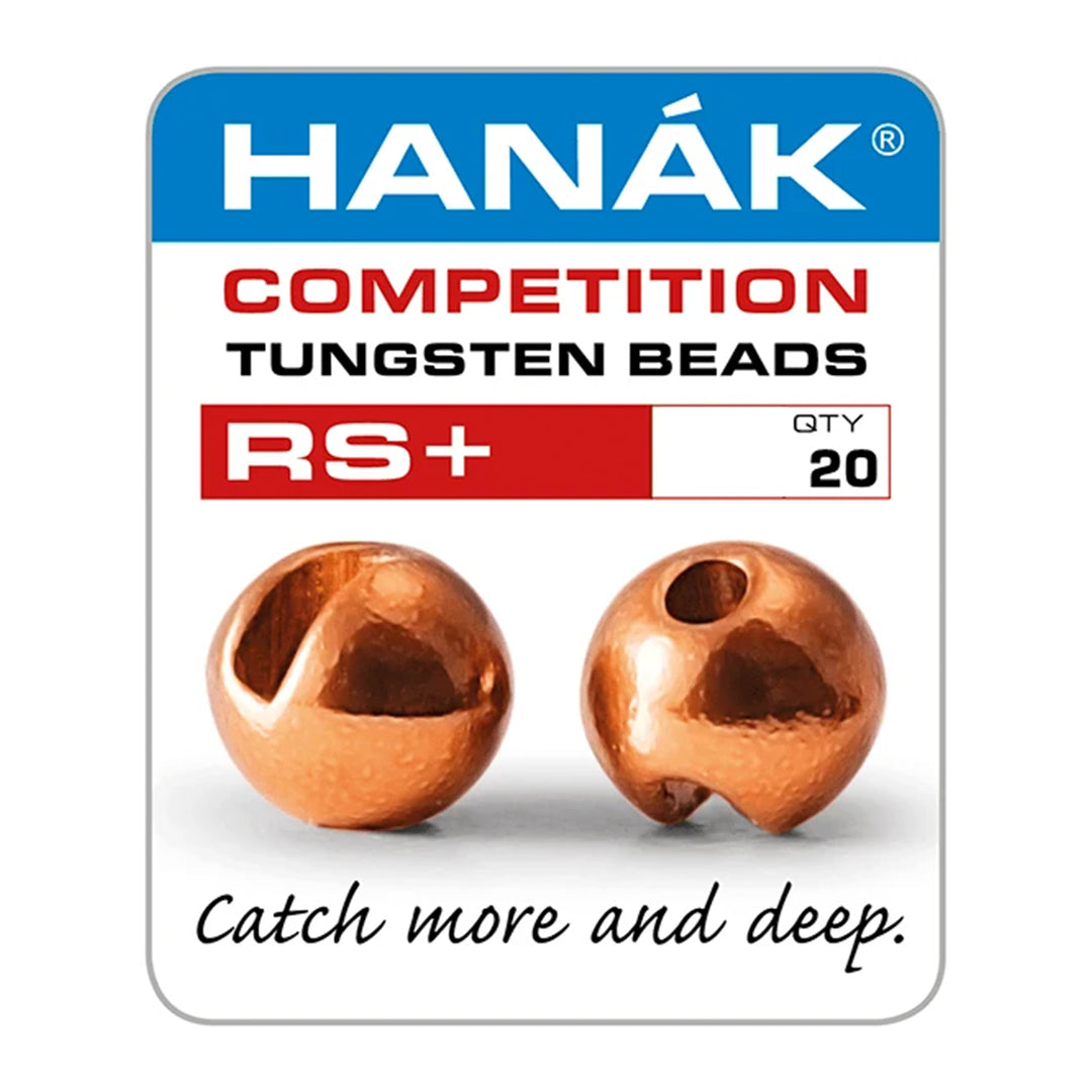 Hanak Tungsten Slotted Beads RS+ Copper