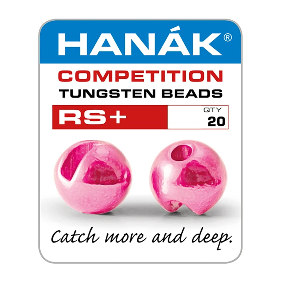 Hanak Tungsten Slotted Beads RS+ Light Pink