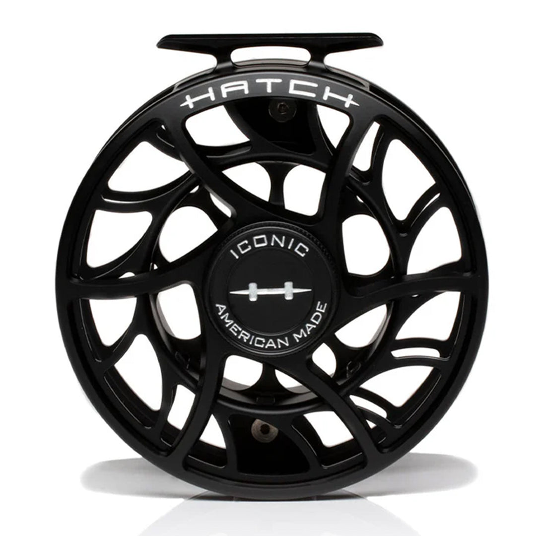 Hatch Iconic 11 Plus Fly Reel Black
