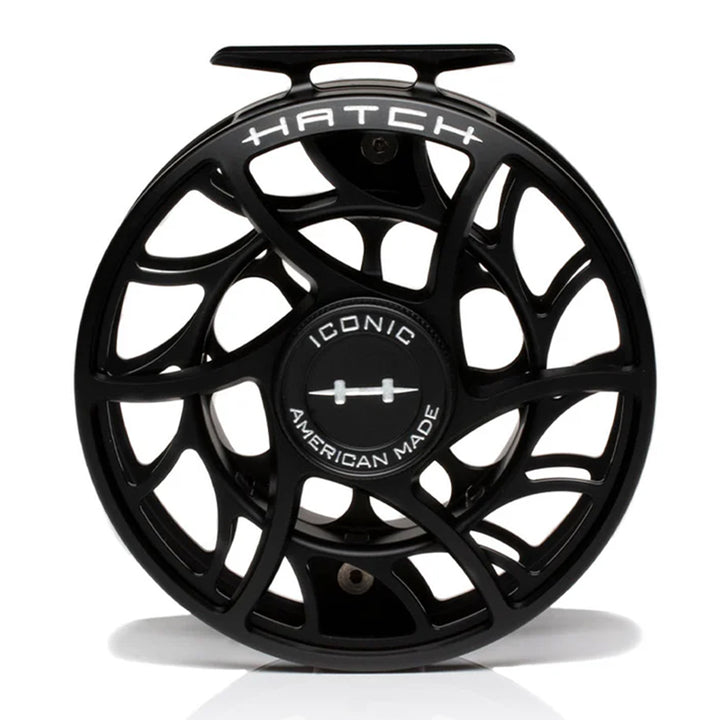Hatch Iconic 11 Plus Fly Reel Black