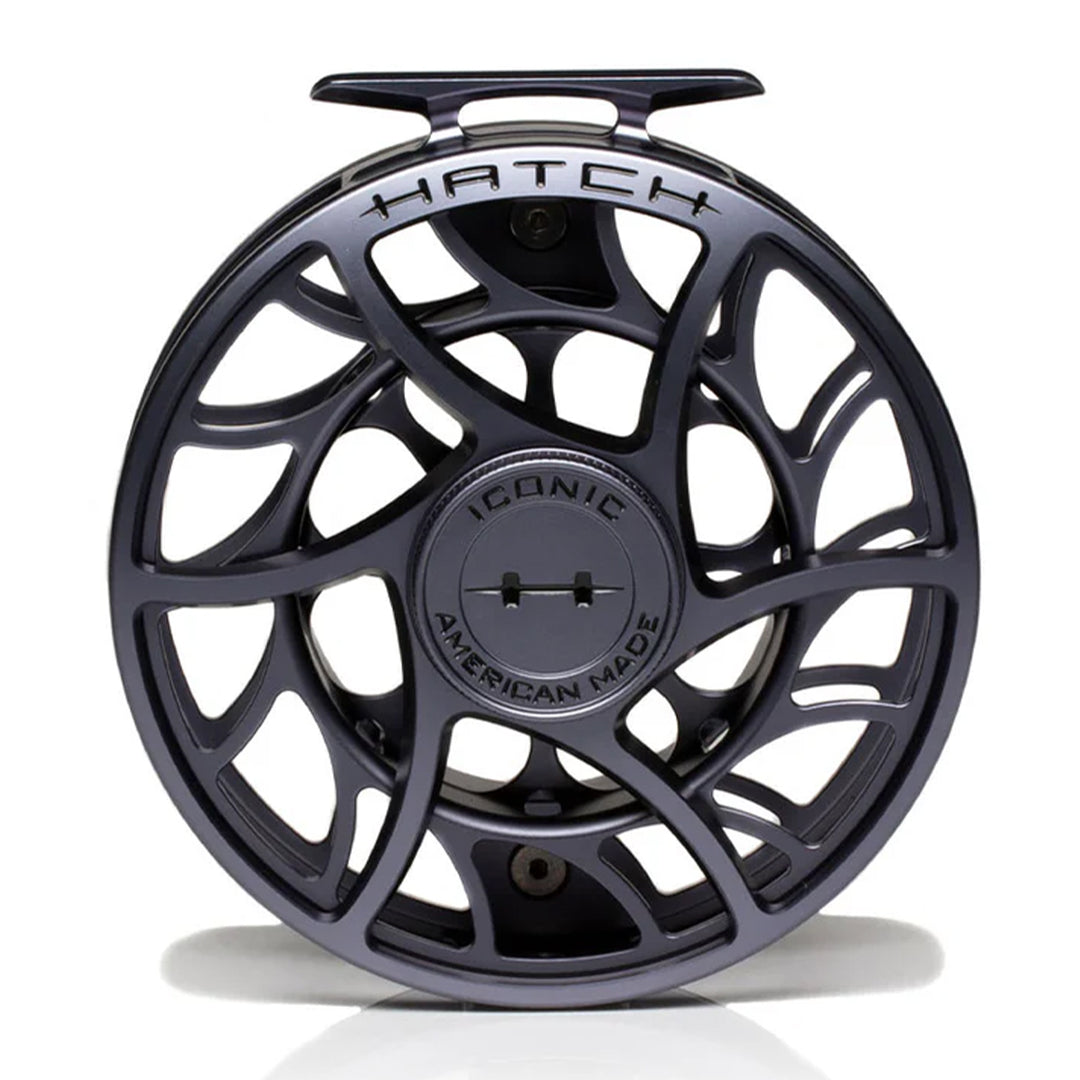 Hatch Iconic 11 Plus Fly Reel Grey