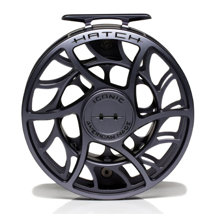 Hatch Iconic 11 Plus Fly Reel Grey