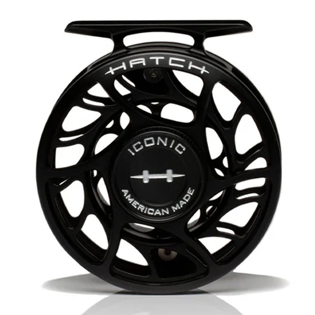 Hatch Iconic 3 Plus Fly Reel Black