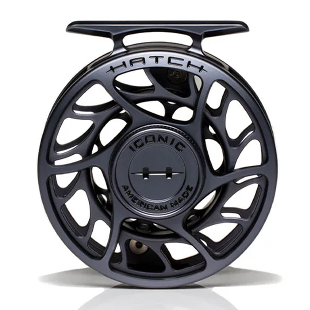 Hatch Iconic 3 Plus Fly Reel Grey