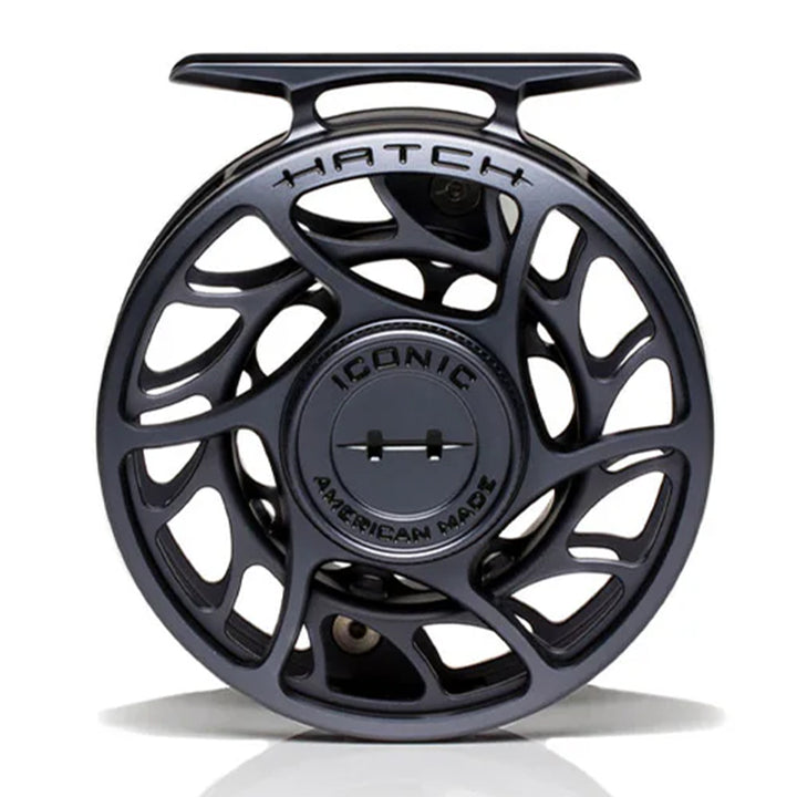 Hatch Iconic 3 Plus Fly Reel Grey