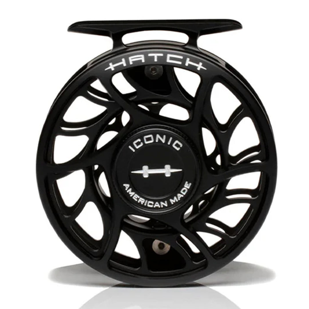 Hatch Iconic 4 Plus Fly Reel Black