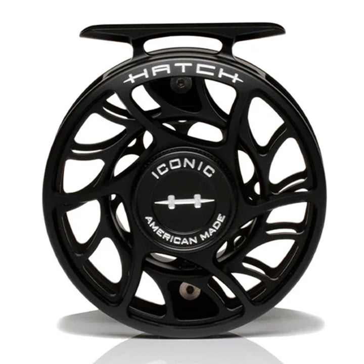 Hatch Iconic 4 Plus Fly Reel Black