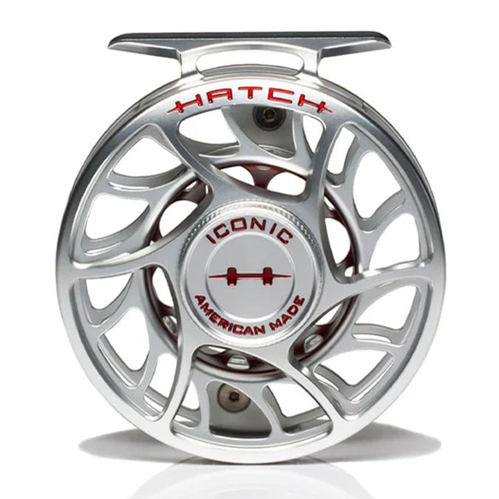 Hatch Iconic 4 Plus Fly Reel Clear Red