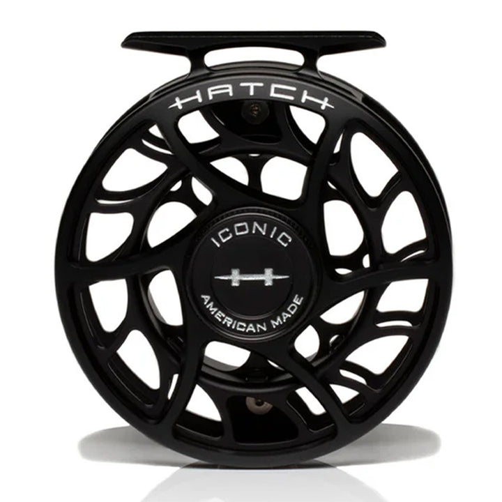Hatch Iconic 5 Plus Fly Reel Black