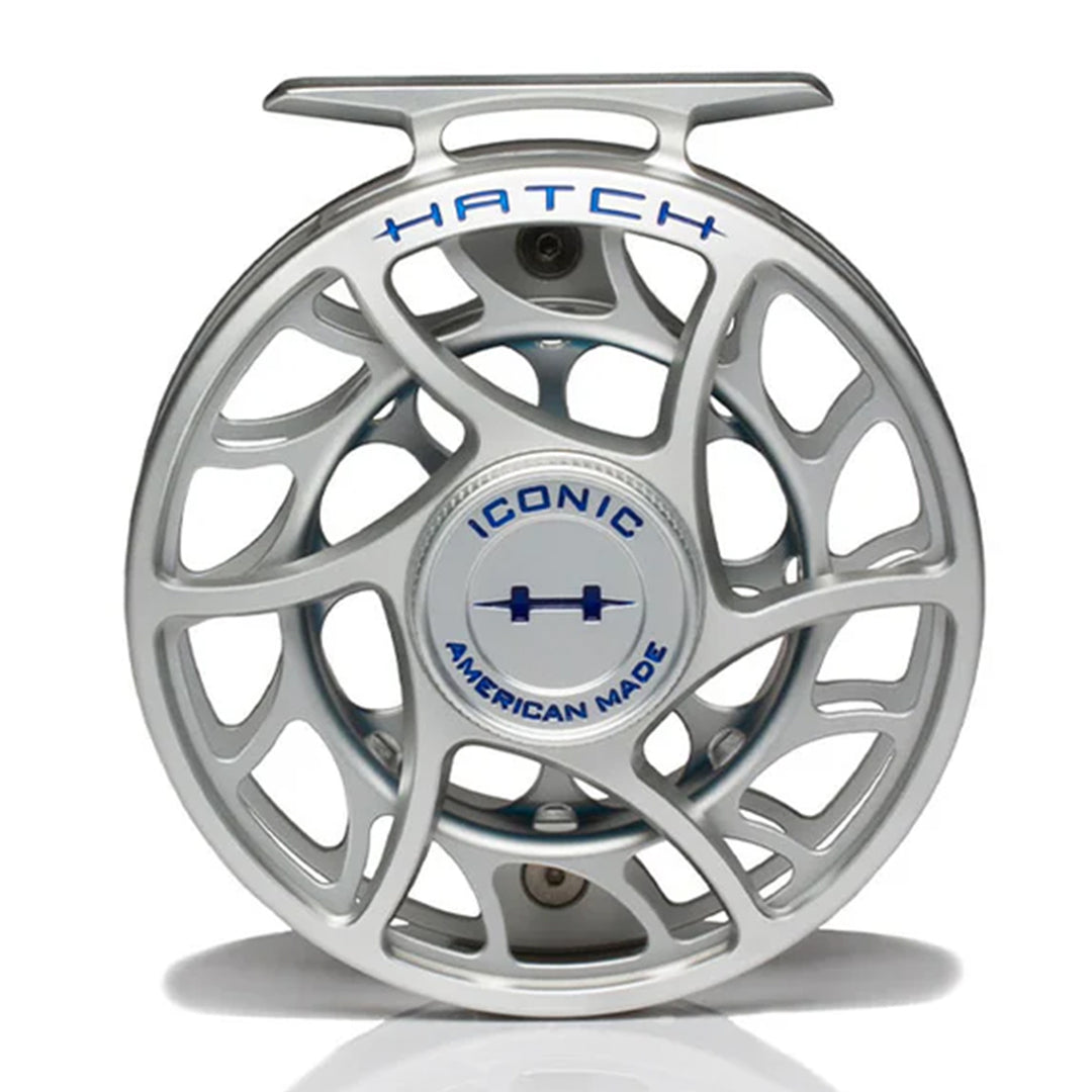 Hatch Iconic 5 Plus Fly Reel Clear Blue