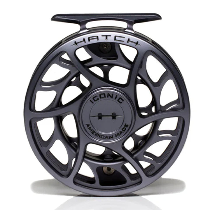 Hatch Iconic 5 Plus Fly Reel Grey