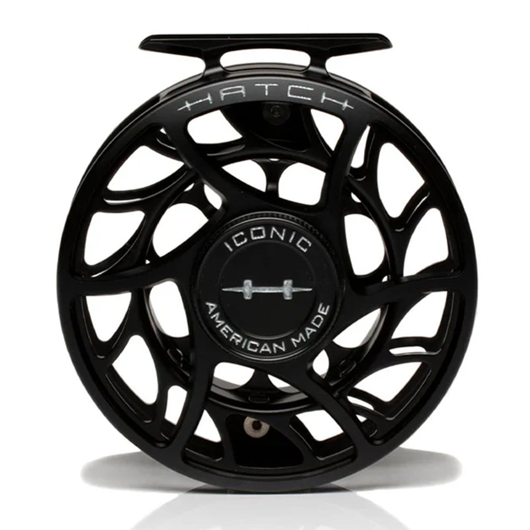 Hatch Iconic 7 Plus Fly Reel Black
