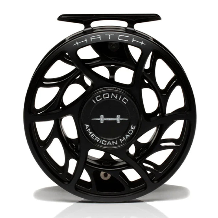 Hatch Iconic 7 Plus Fly Reel Black