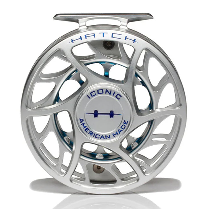 Hatch Iconic 7 Plus Fly Reel Clear Blue