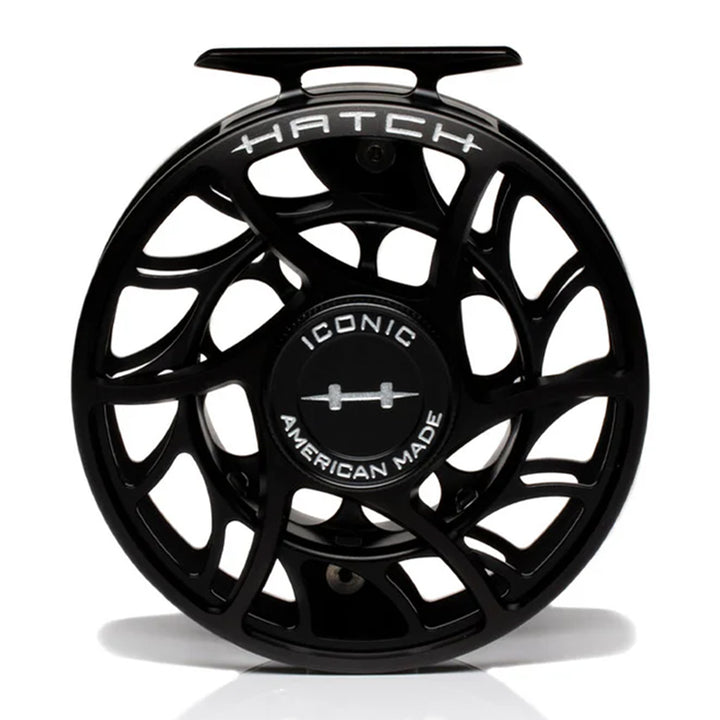 Hatch Iconic 9 Plus Fly Reel Black