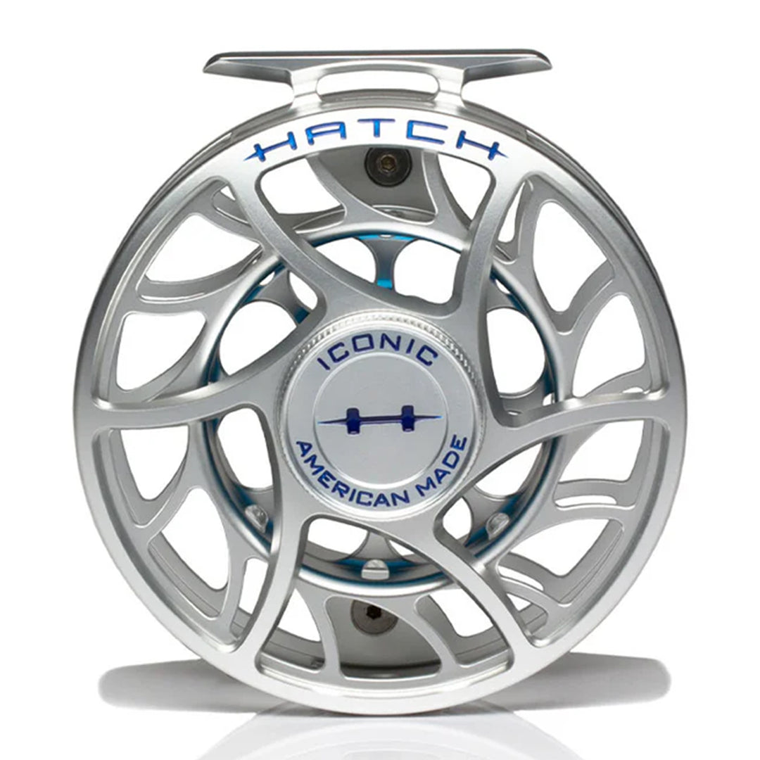 Hatch Iconic 9 Plus Fly Reel Clear Blue