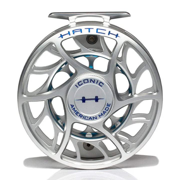 Hatch Iconic 9 Plus Fly Reel Clear Blue