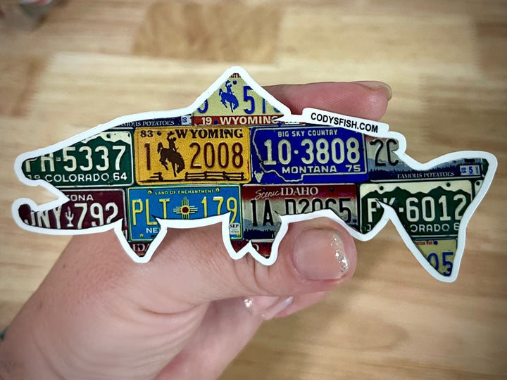 Rocky Mountain Brown Trout Sticker - Madison River Fishing Company