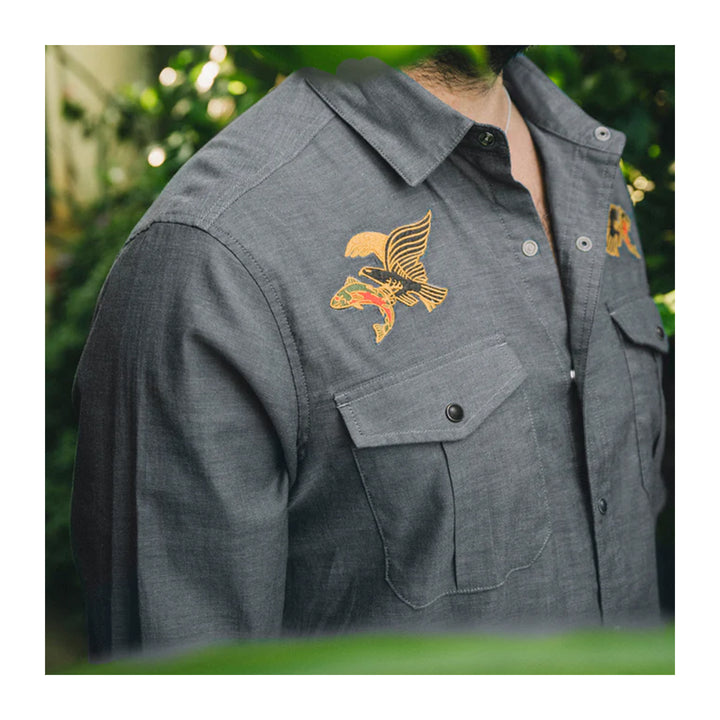 Howler Bros Gaucho Snapshirt Osprey Prey - Madison River Fishing Company