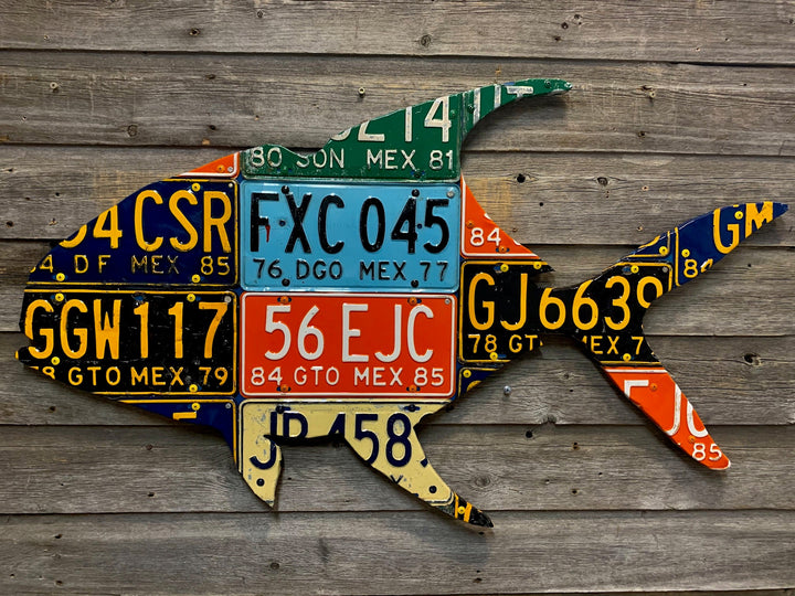 Mexico Grand Slam License Plate Art Bundle (Permit/Tarpon/Bonefish) - Madison River Fishing Company