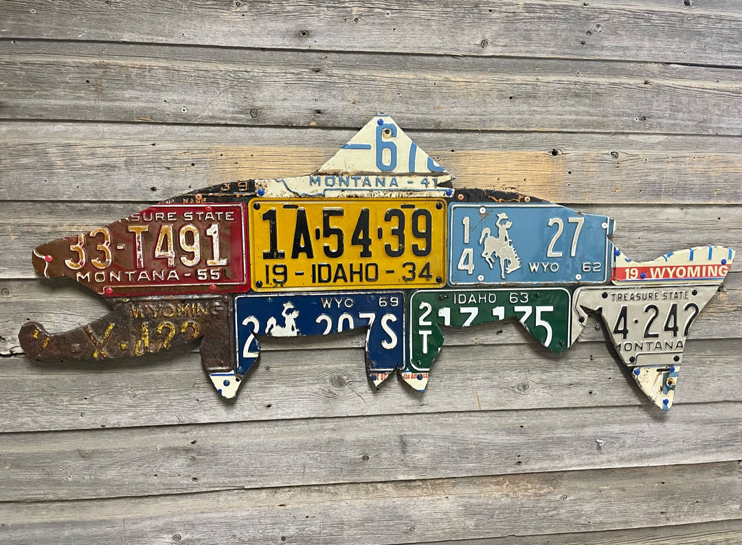 50" Mixed Western Antique Brown Trout - Madison River Fishing Company