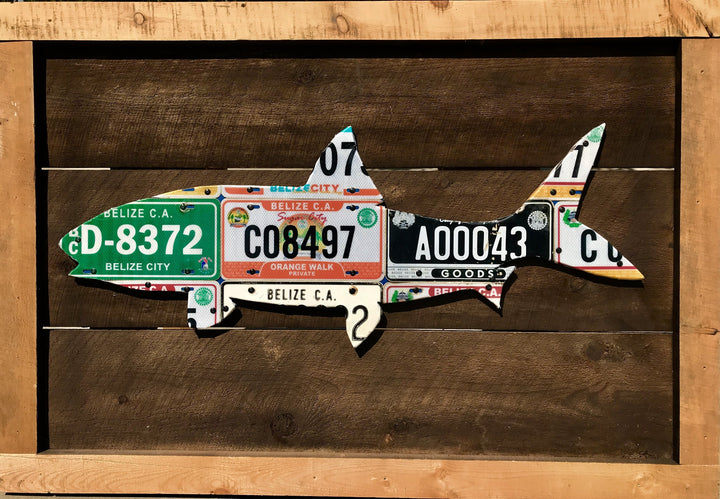 Belize Bonefish License Plate Art - Madison River Fishing Company