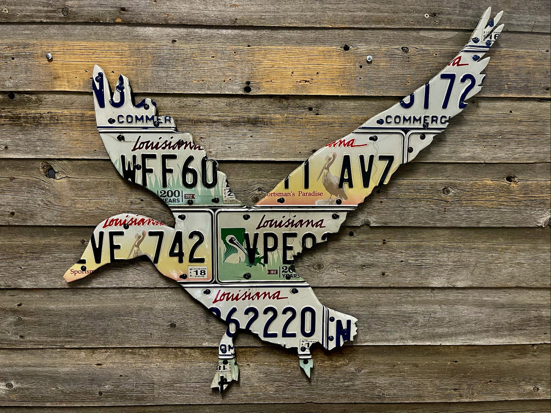 Louisiana Duck License Plate Art