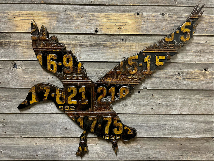Mississippi Antique Duck License Plate Art - Madison River Fishing Company