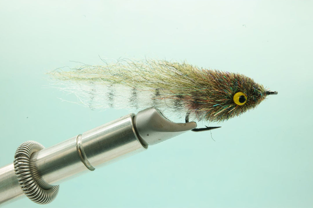 Little Minnow - Shaded Olive - #4 Lead Eye