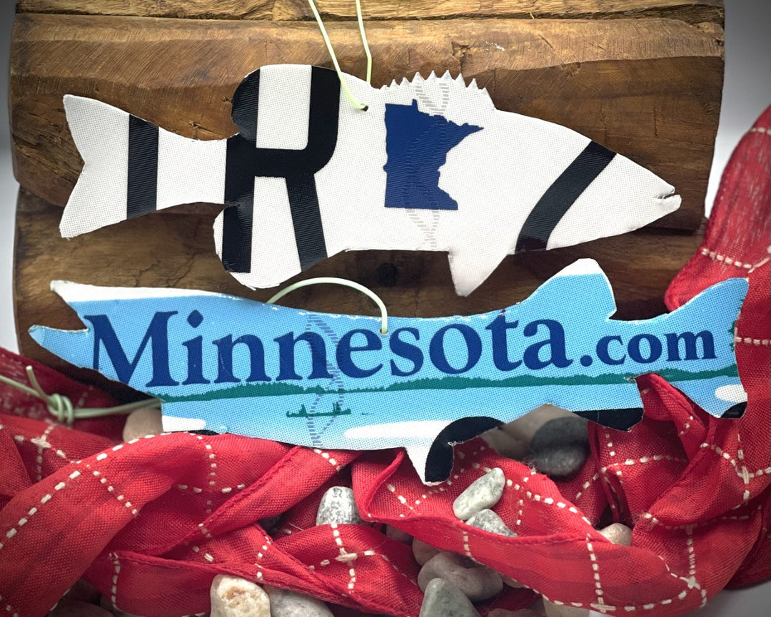 Minnesota Pike License Plate Christmas Ornament