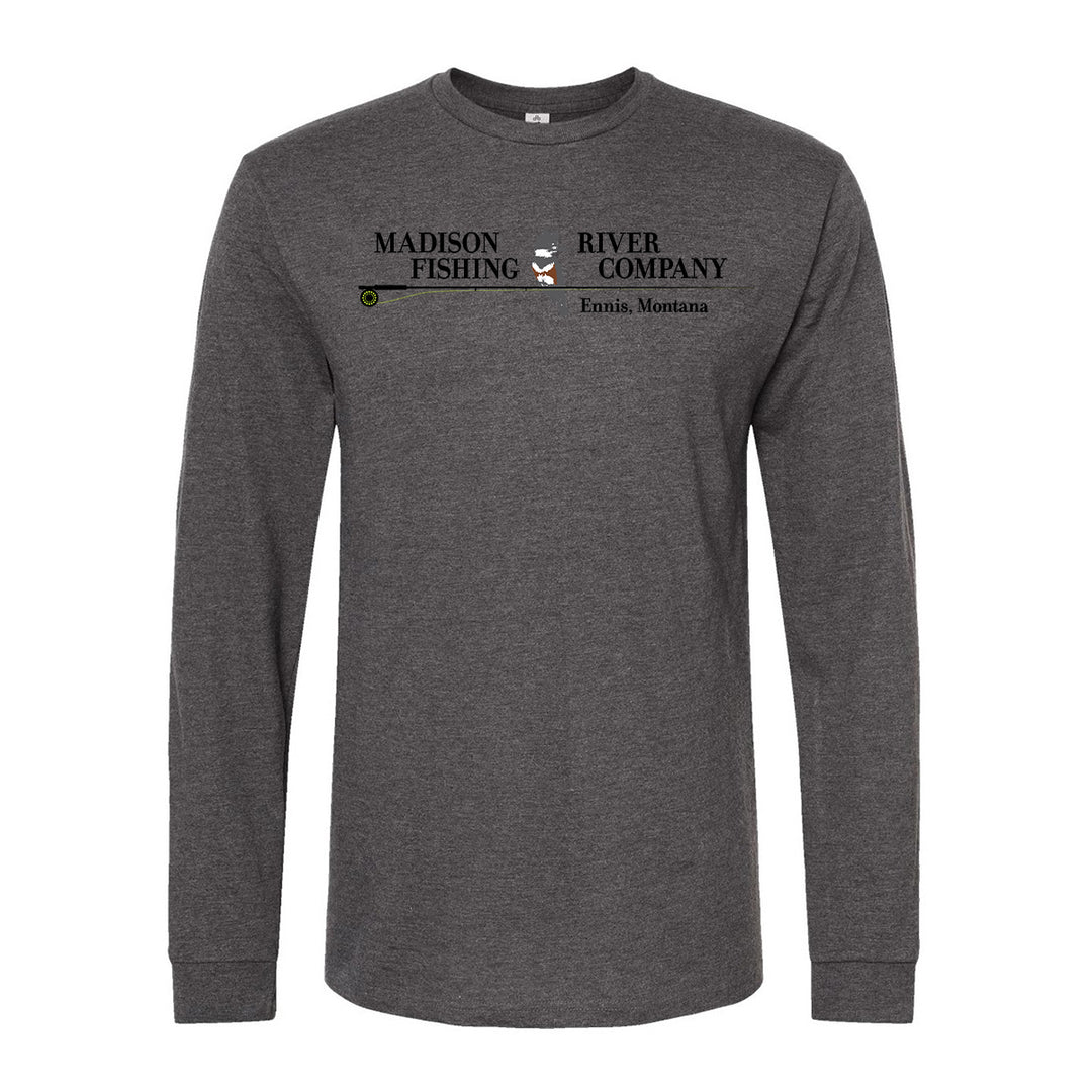 MRFC Logo L/S Cotton T-Shirt Charcoal Small