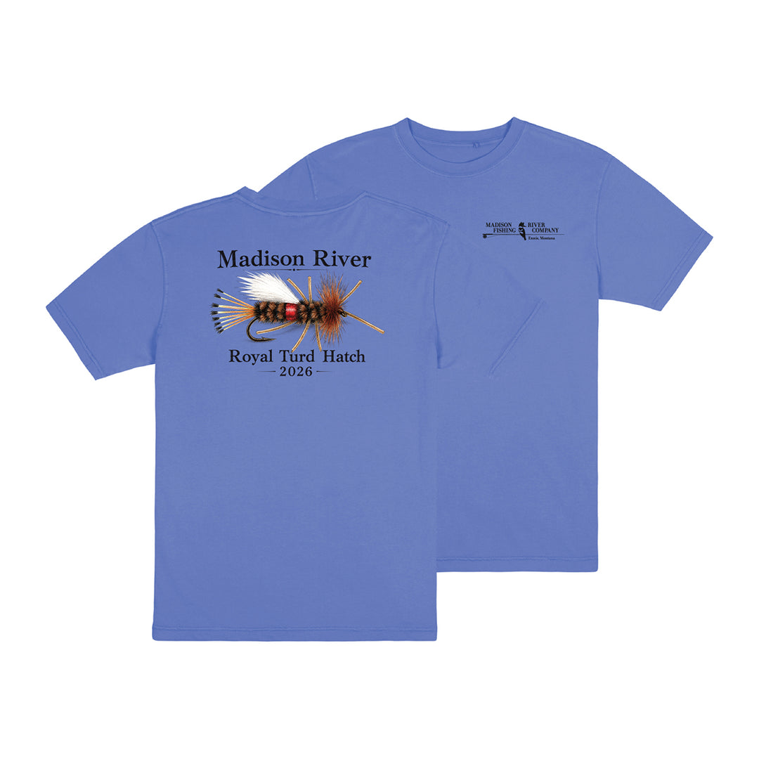 MRFC Madison River Royal Turd Hatch 2026 T-Shirt Regatta Blue