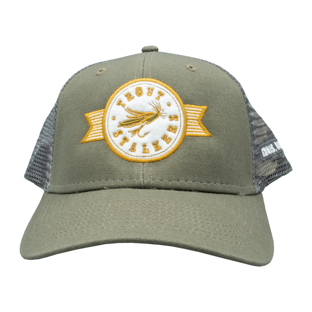 MTS Logo Industrial Mesh Hat Dark Olive/Grey