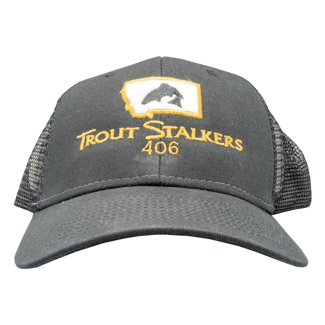 MTS Logo Soft Mesh Sideline Trucker Black/Black