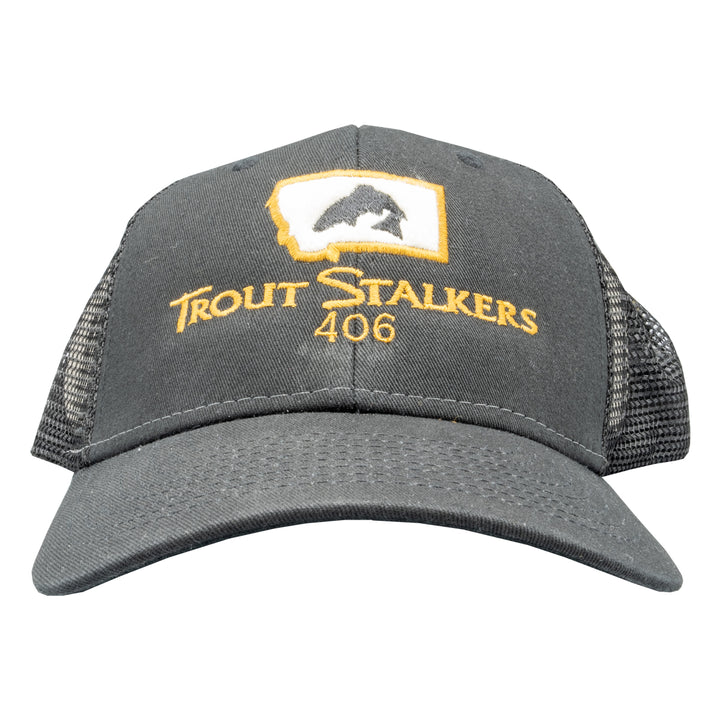 MTS Logo Soft Mesh Sideline Trucker Black/Black