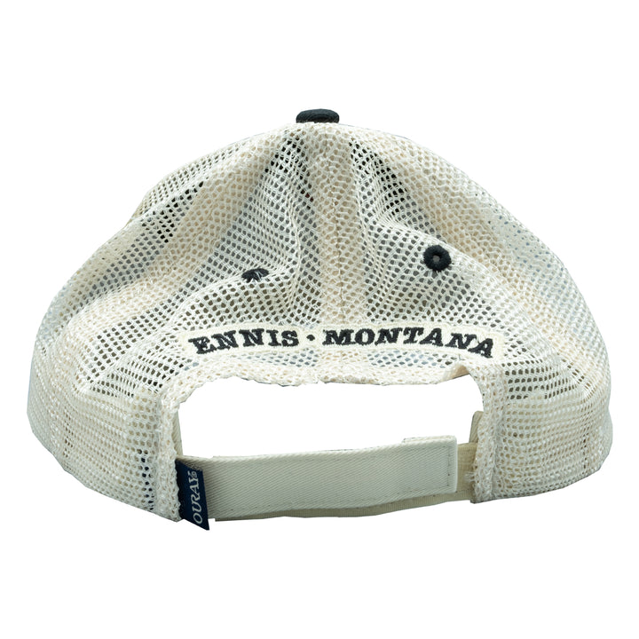 MTS Logo Soft Mesh Sideline Trucker Black/Natural