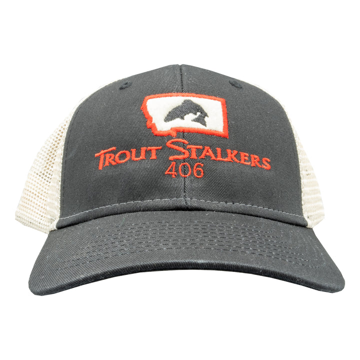 MTS Logo Soft Mesh Sideline Trucker Black/Natural